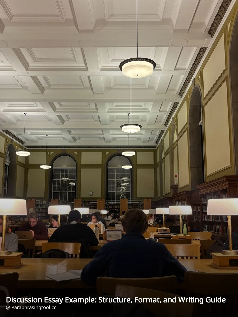 Discussion Essay Example: Structure, Format, and Writing Guide