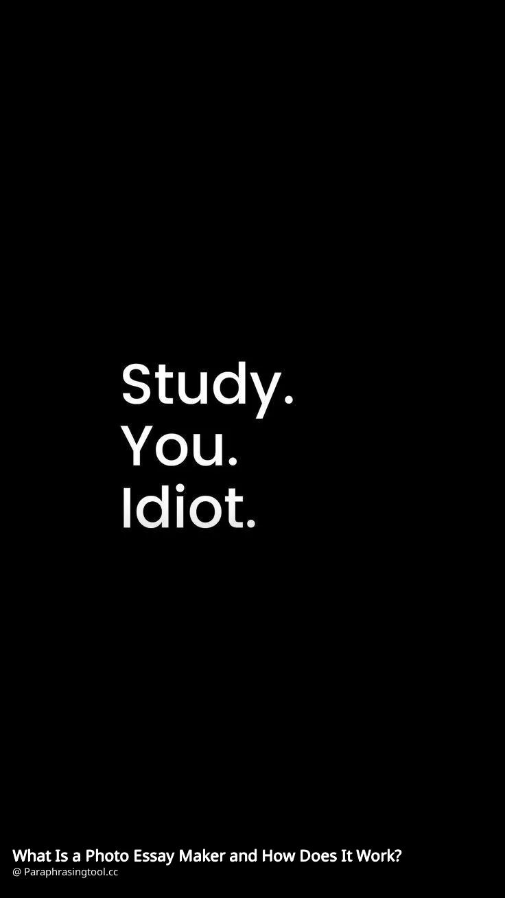 What Is a Photo Essay Maker and How Does It Work?