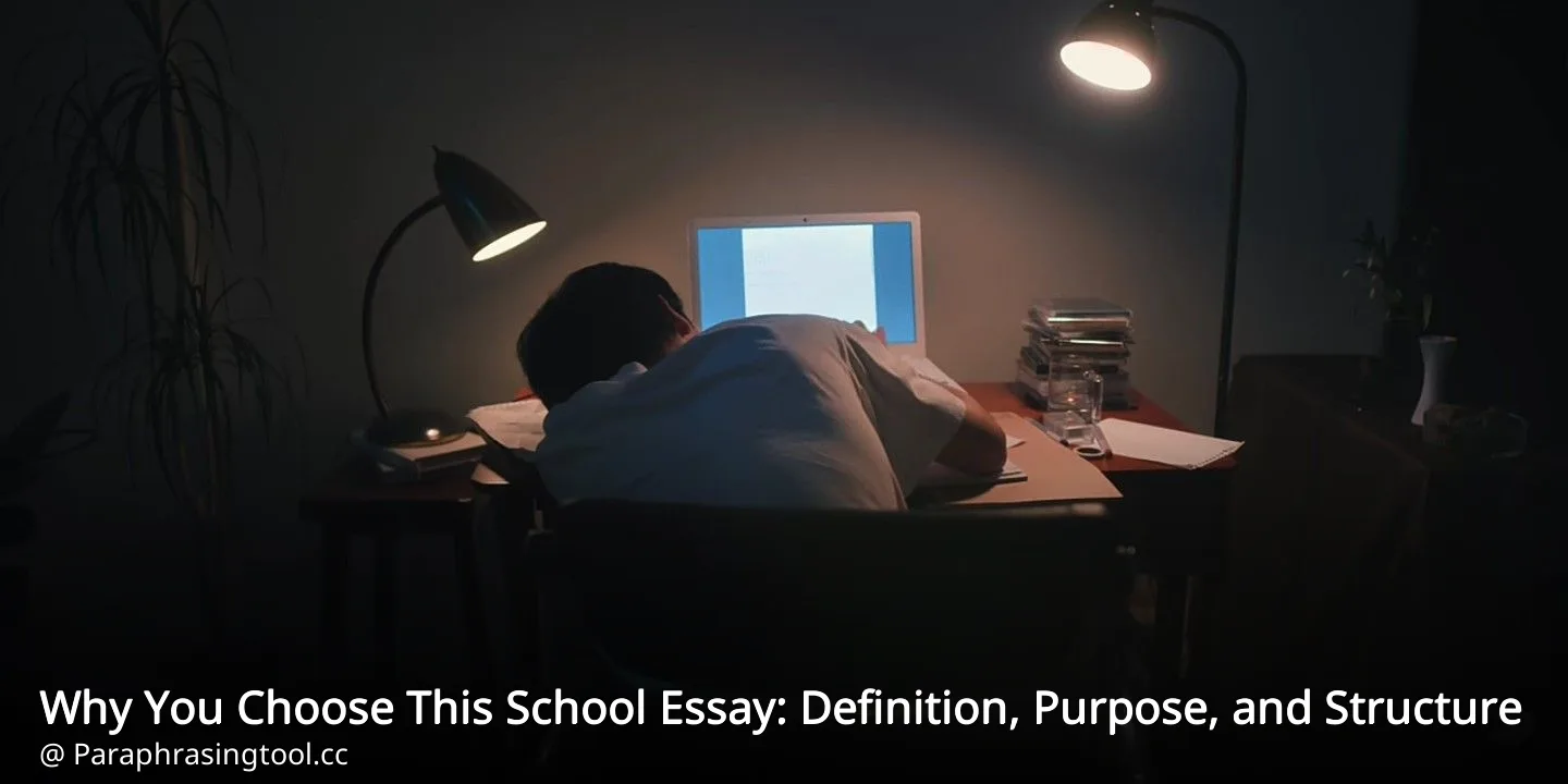 Why You Choose This School Essay: Definition, Purpose, and Structure