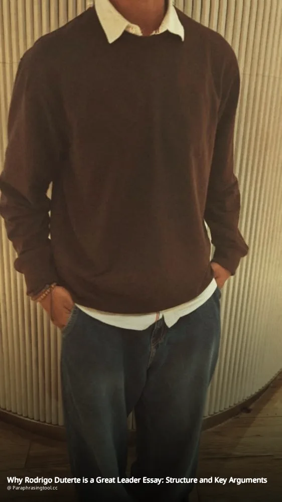 Why Rodrigo Duterte is a Great Leader Essay: Structure and Key Arguments