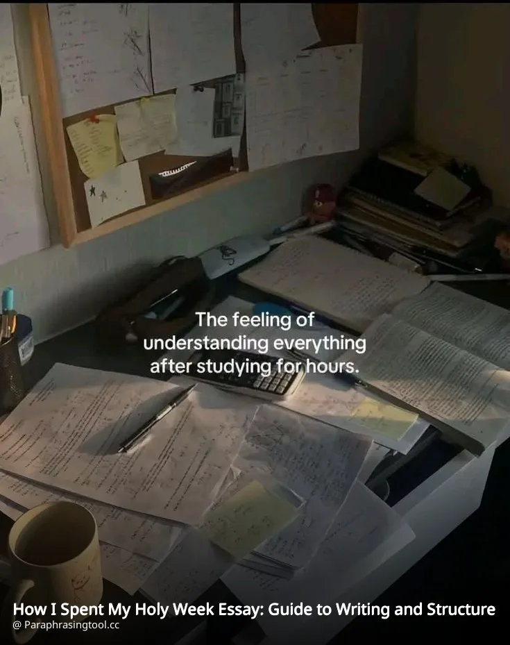 How I Spent My Holy Week Essay: Guide to Writing and Structure