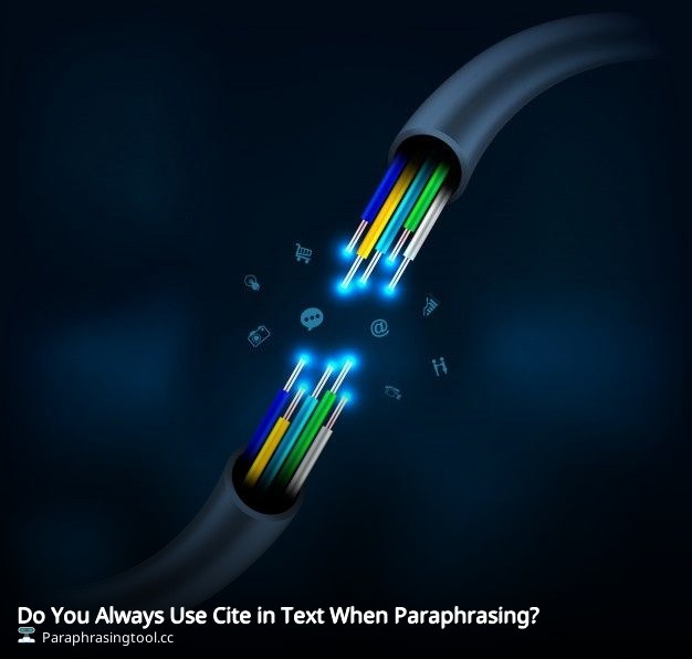 Do You Always Use Cite in Text When Paraphrasing?