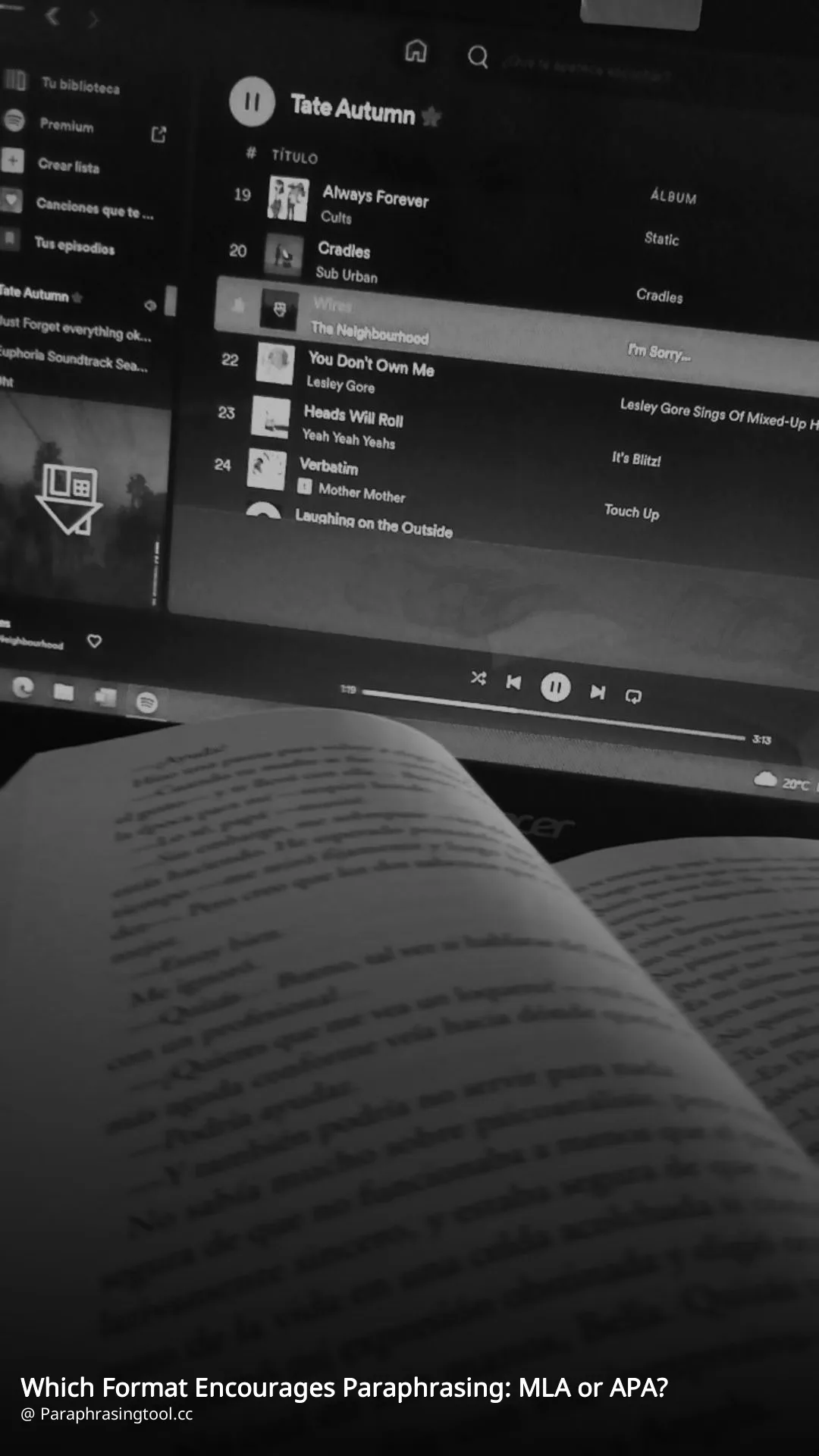 Which Format Encourages Paraphrasing: MLA or APA?