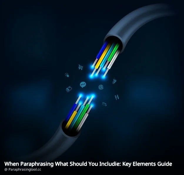 When Paraphrasing What Should You Includie: Key Elements Guide
