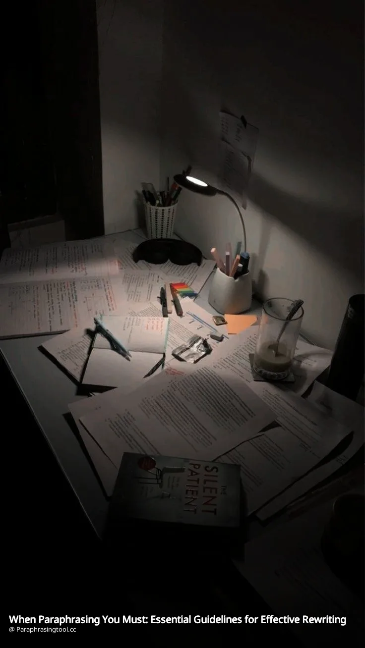 When Paraphrasing You Must: Essential Guidelines for Effective Rewriting