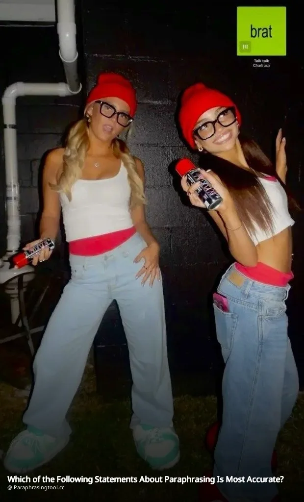 Which of the Following Statements About Paraphrasing Is Most Accurate?