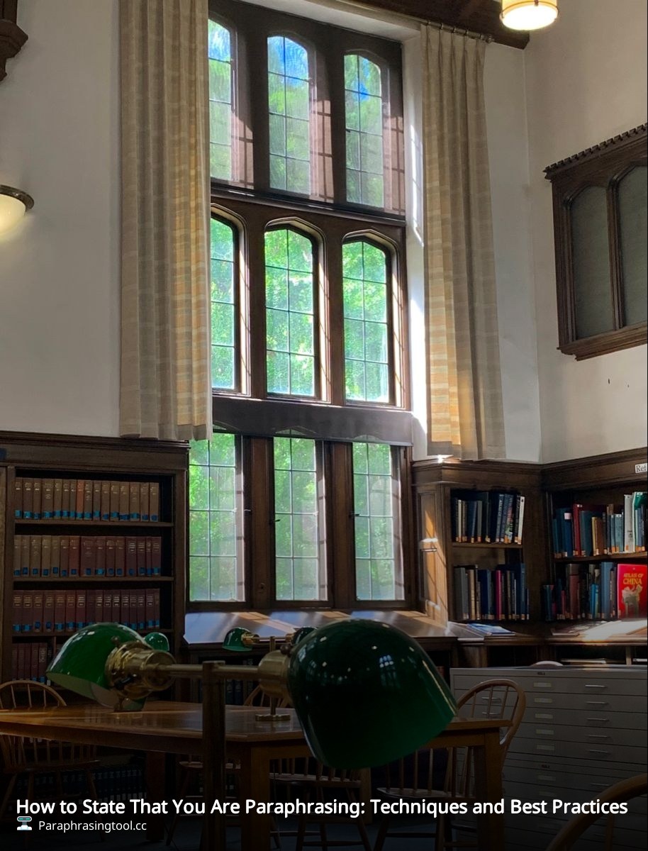 How to State That You Are Paraphrasing: Techniques and Best Practices