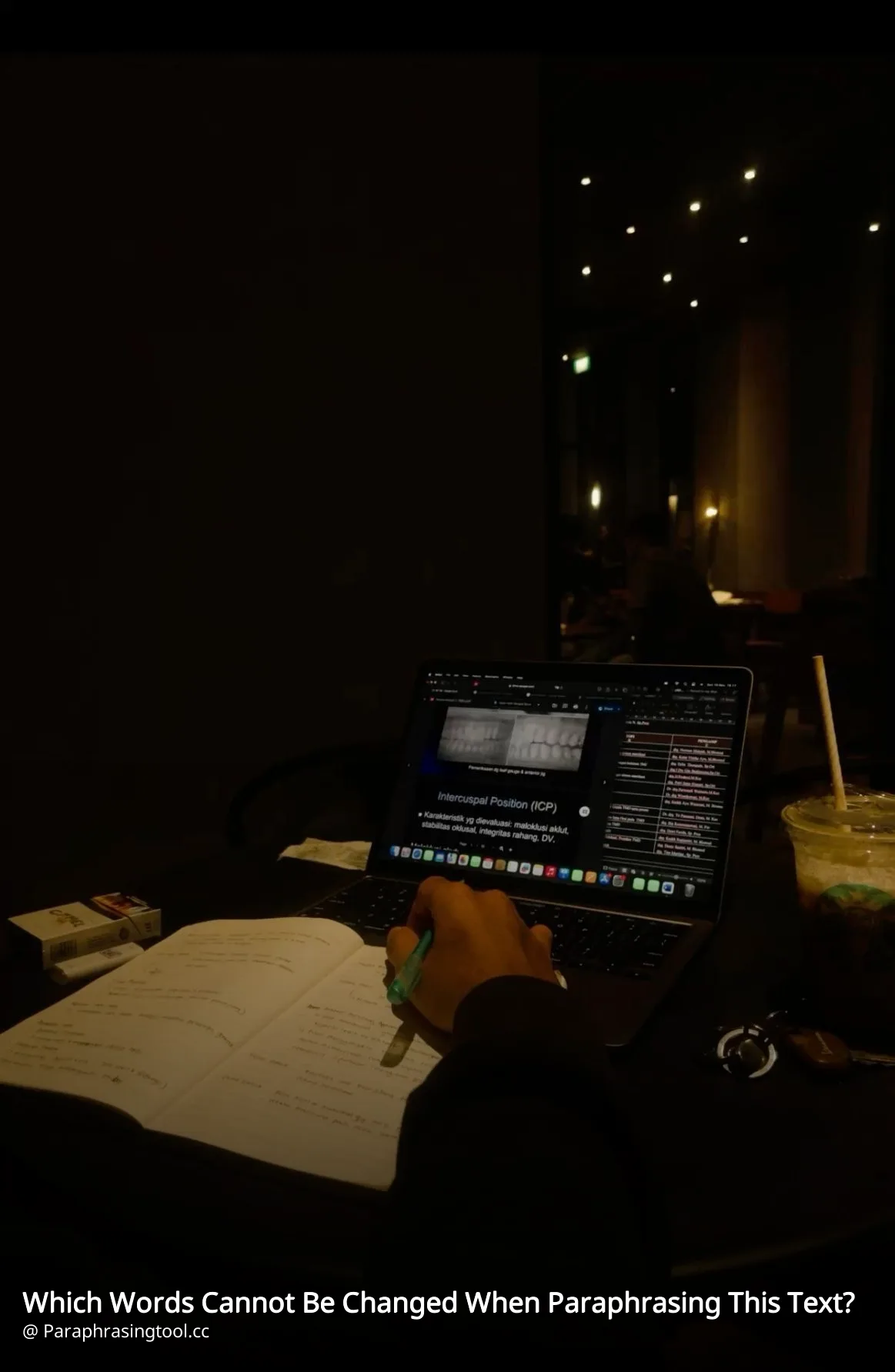 Which Words Cannot Be Changed When Paraphrasing This Text?