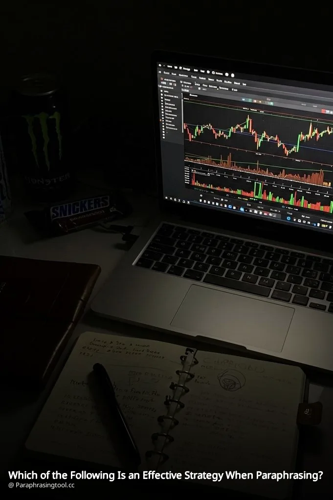 Which of the Following Is an Effective Strategy When Paraphrasing?