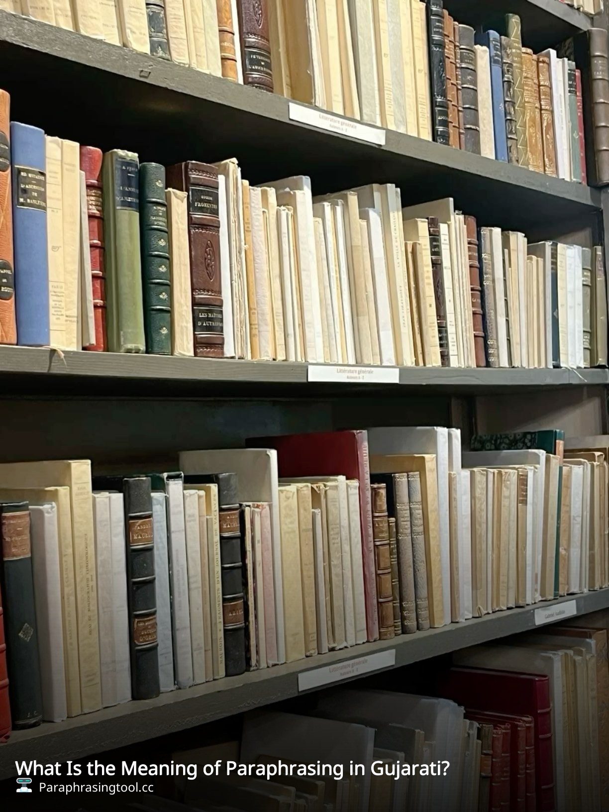 What Is the Meaning of Paraphrasing in Gujarati?