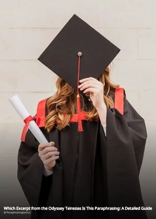 Which Excerpt from the Odyssey Teiresias Is This Paraphrasing: A Detailed Guide