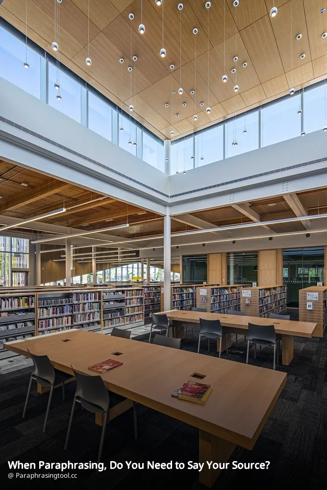 When Paraphrasing, Do You Need to Say Your Source?