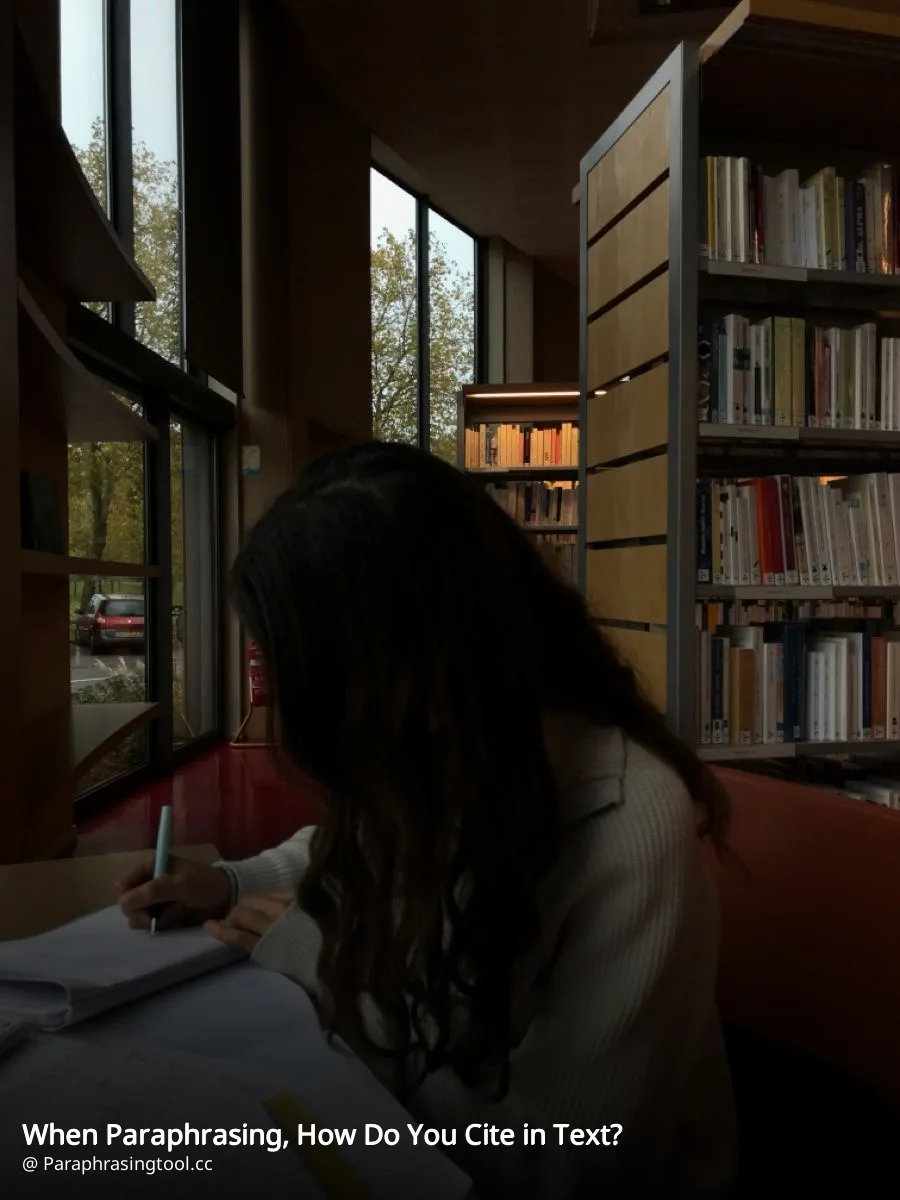 When Paraphrasing, How Do You Cite in Text?
