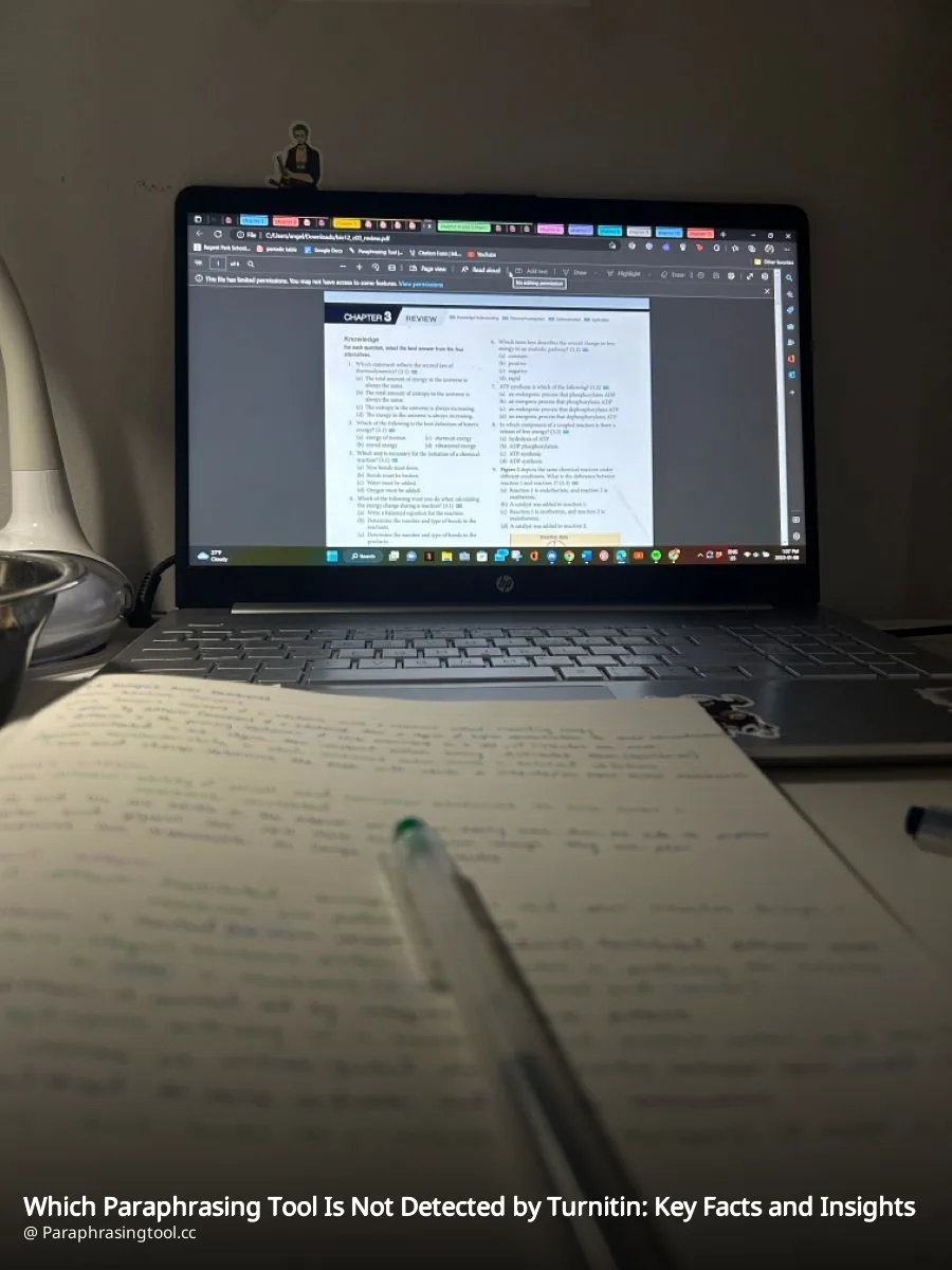 Which Paraphrasing Tool Is Not Detected by Turnitin: Key Facts and Insights