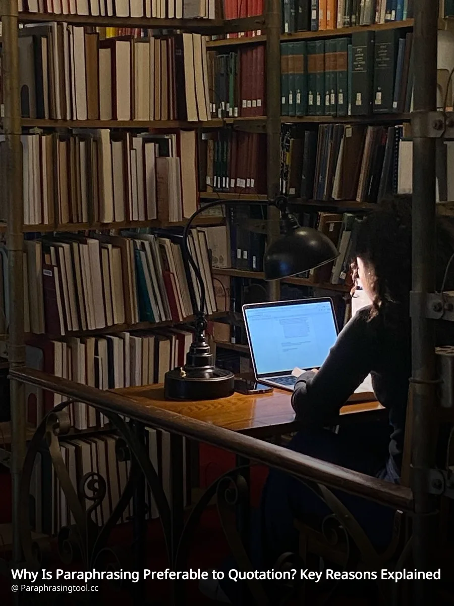 Why Is Paraphrasing Preferable to Quotation? Key Reasons Explained