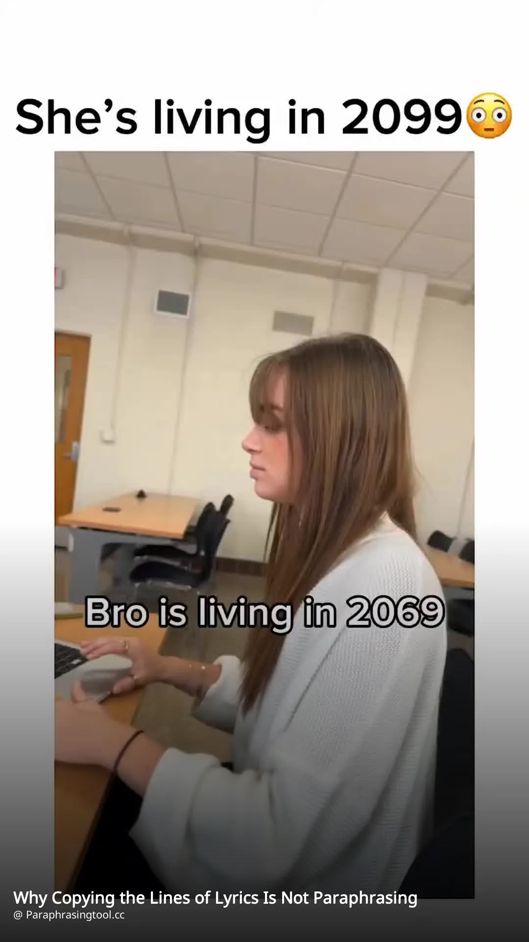 Why Copying the Lines of Lyrics Is Not Paraphrasing