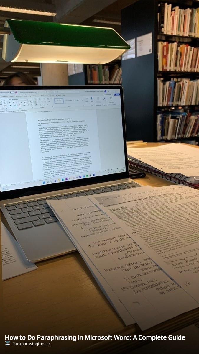 How to Do Paraphrasing in Microsoft Word: A Complete Guide