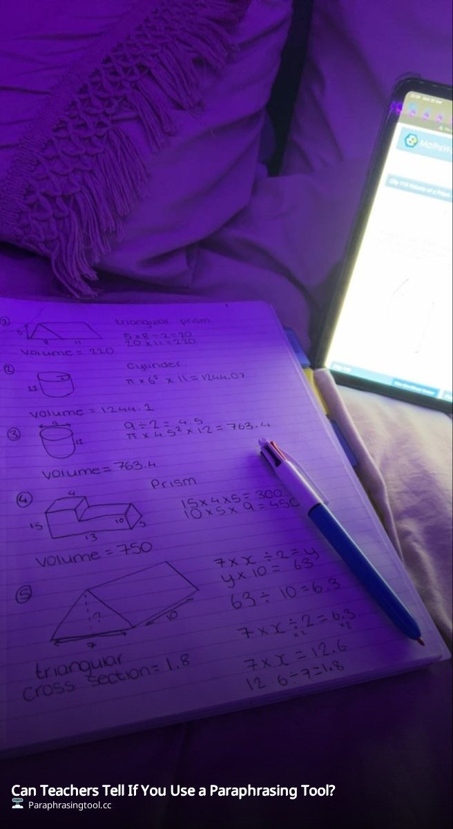 Can Teachers Tell If You Use a Paraphrasing Tool?