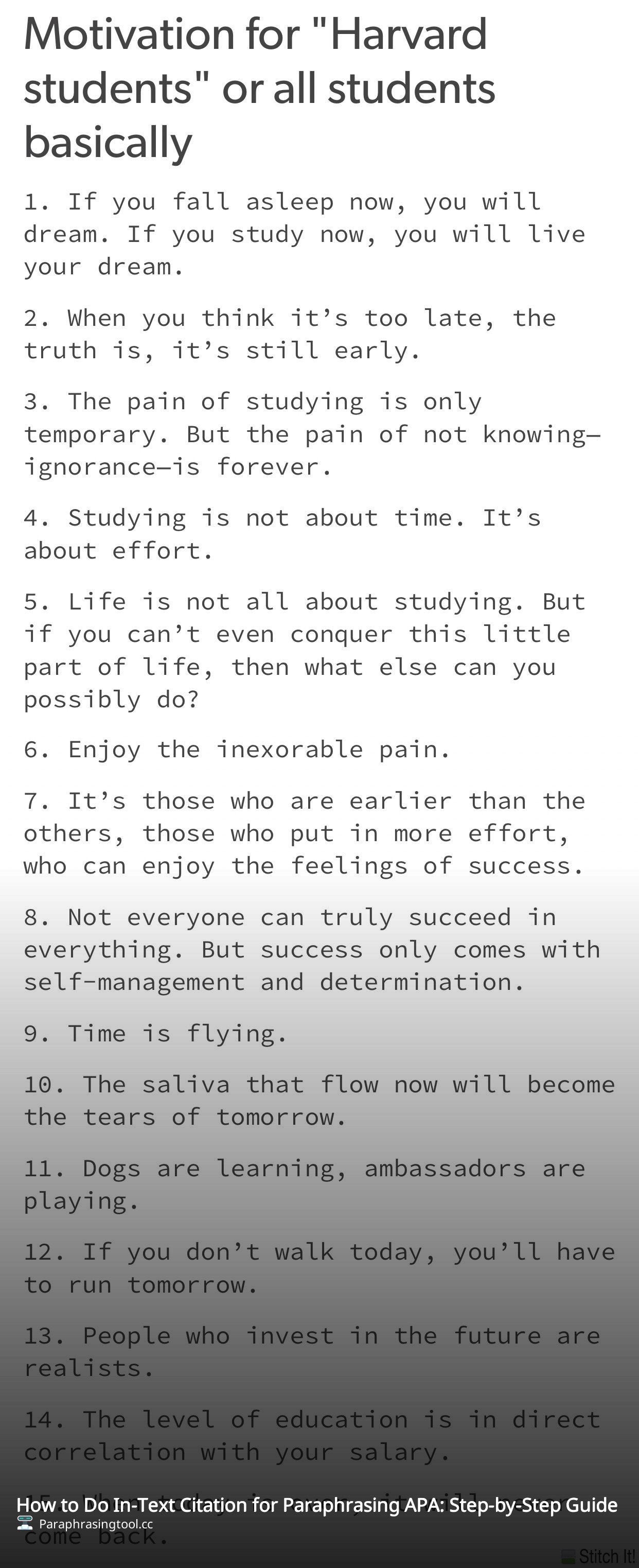 How to Do In-Text Citation for Paraphrasing APA: Step-by-Step Guide