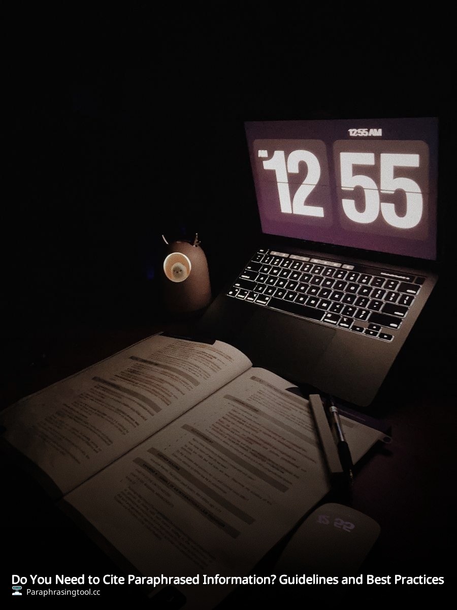 Do You Need to Cite Paraphrased Information? Guidelines and Best Practices