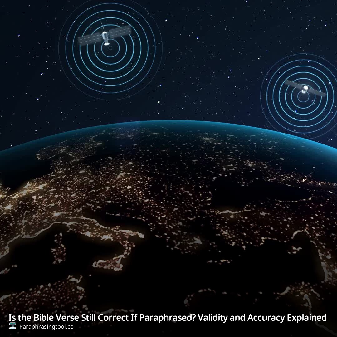 Is the Bible Verse Still Correct If Paraphrased? Validity and Accuracy Explained