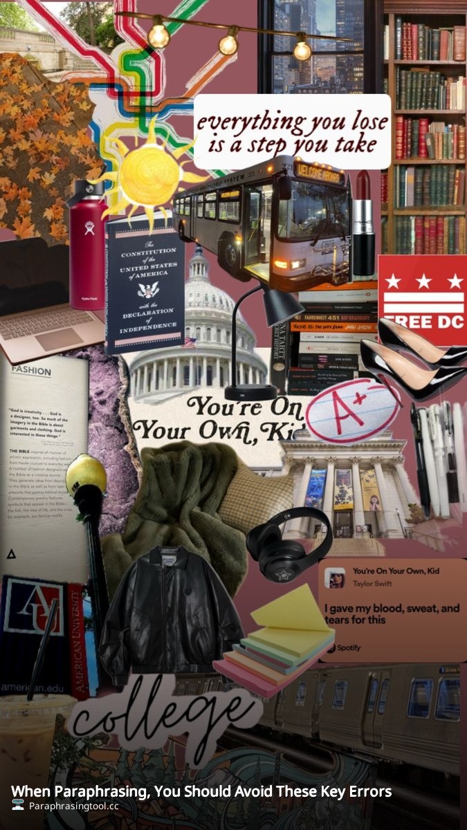 When Paraphrasing, You Should Avoid These Key Errors