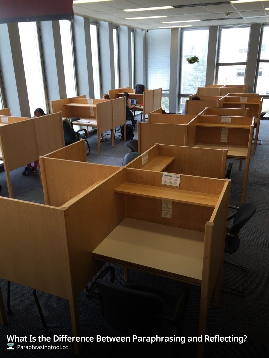 What Is the Difference Between Paraphrasing and Reflecting?