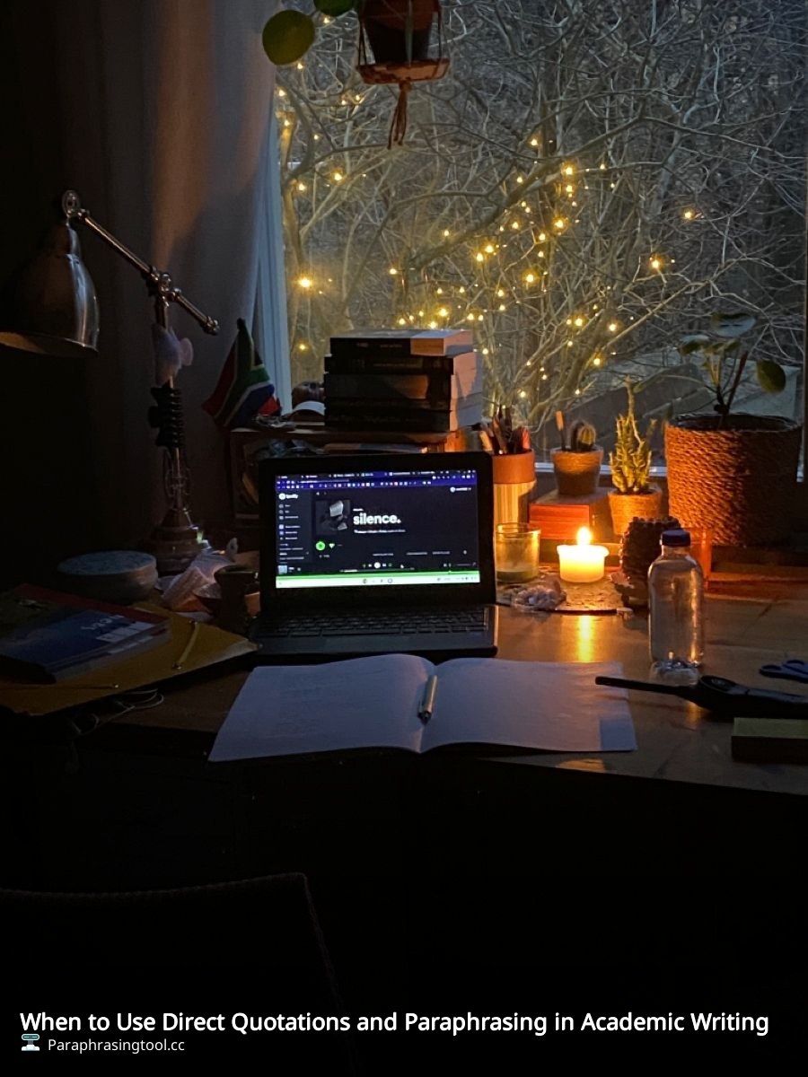 When to Use Direct Quotations and Paraphrasing in Academic Writing