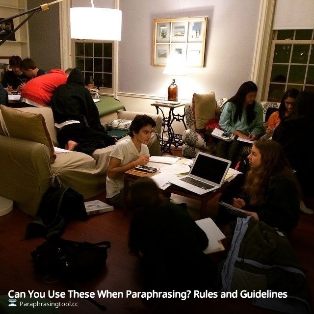 Can You Use These When Paraphrasing? Rules and Guidelines