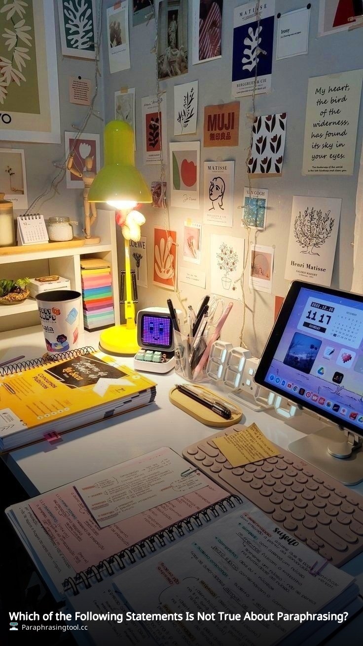 Which of the Following Statements Is Not True About Paraphrasing?