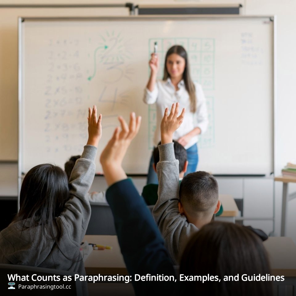 What Counts as Paraphrasing: Definition, Examples, and Guidelines