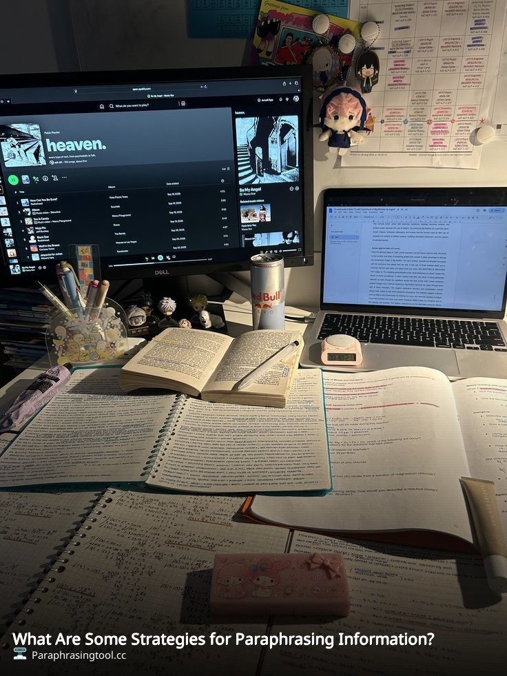What Are Some Strategies for Paraphrasing Information?