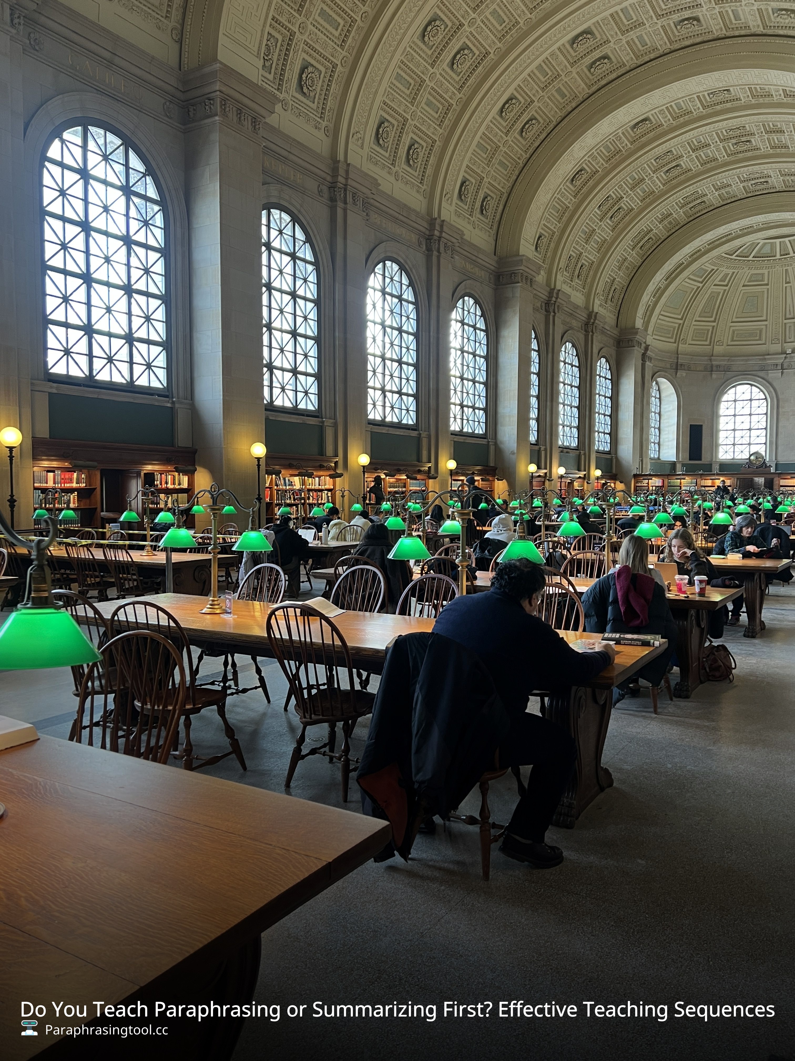 Do You Teach Paraphrasing or Summarizing First? Effective Teaching Sequences