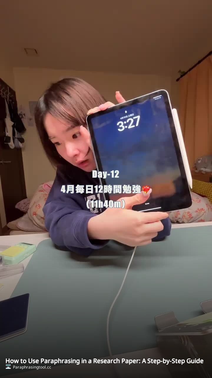 How to Use Paraphrasing in a Research Paper: A Step-by-Step Guide