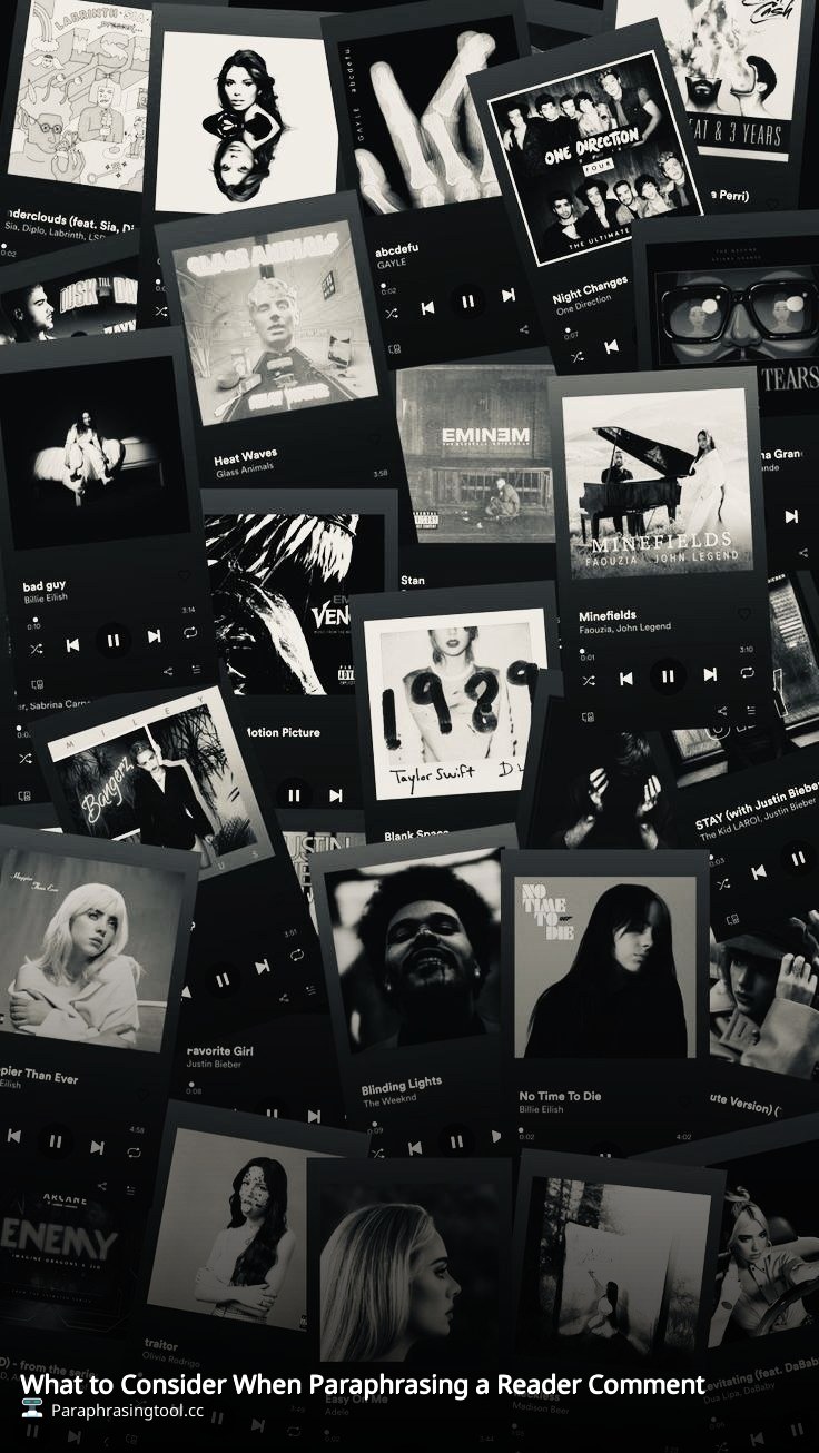 What to Consider When Paraphrasing a Reader Comment