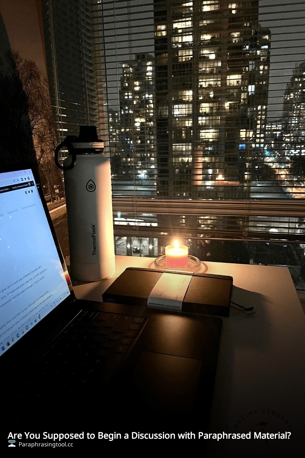 Are You Supposed to Begin a Discussion with Paraphrased Material?