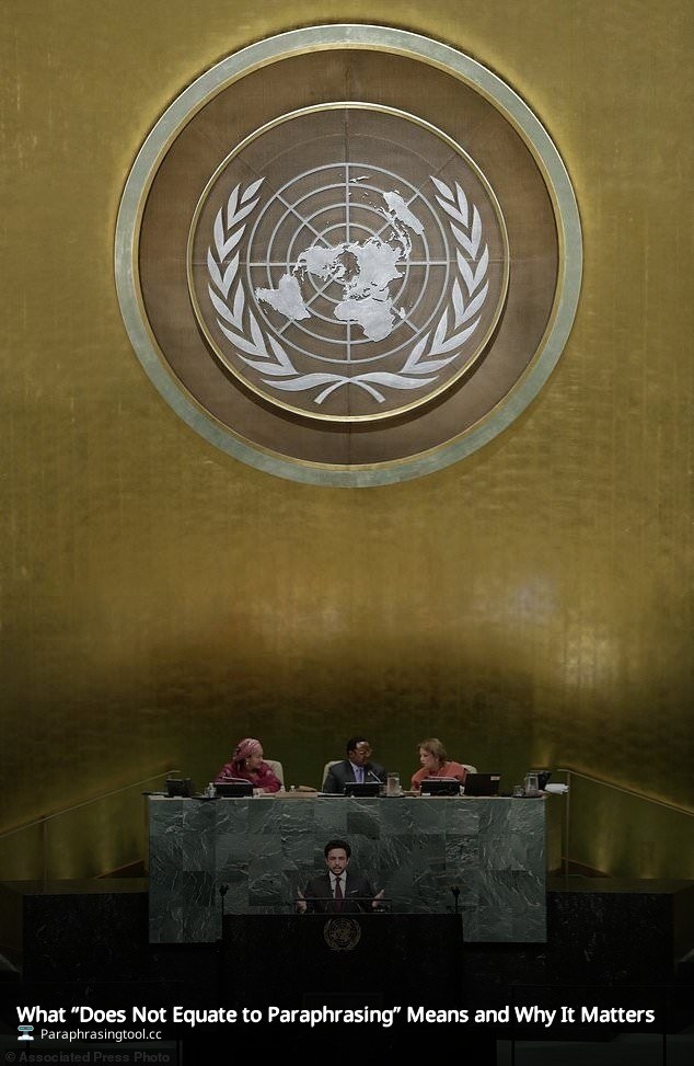 What “Does Not Equate to Paraphrasing” Means and Why It Matters