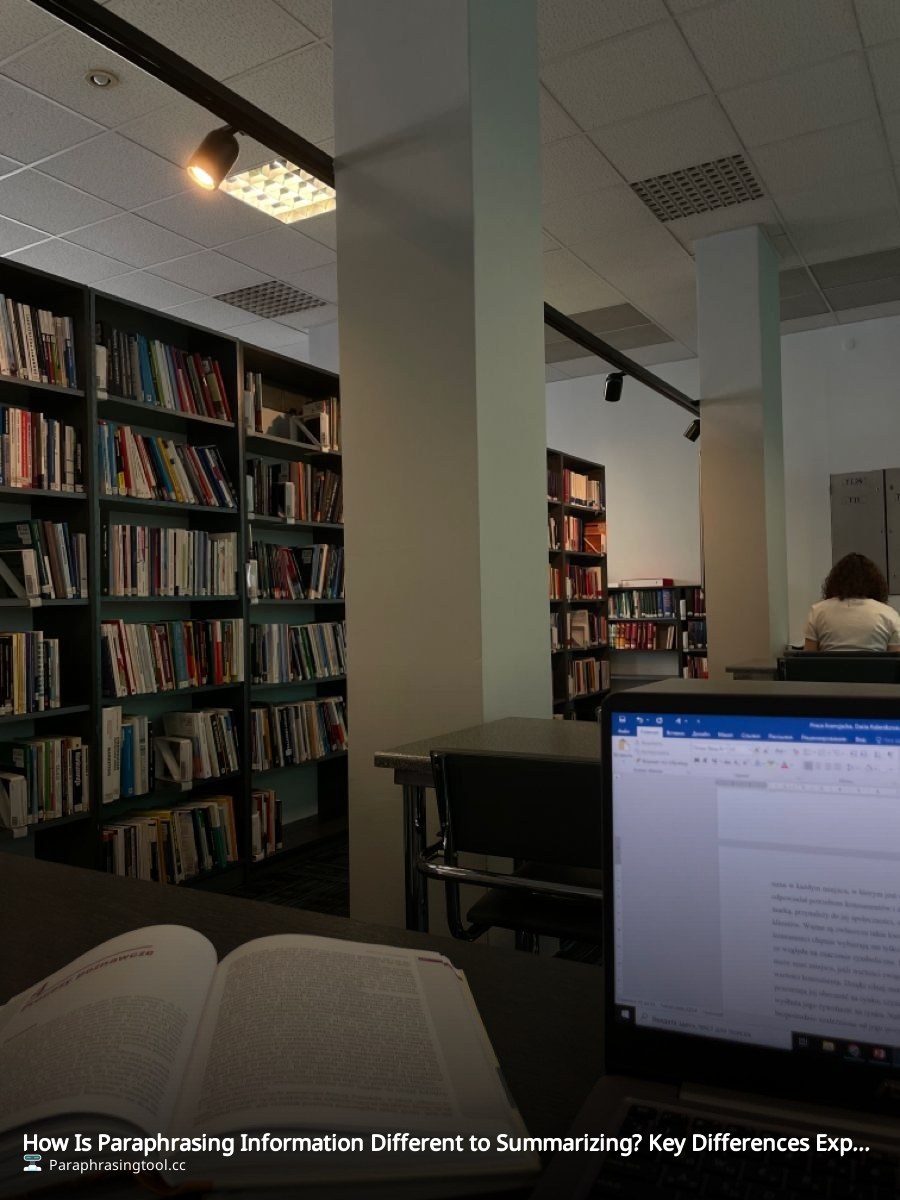 How Is Paraphrasing Information Different to Summarizing? Key Differences Explained