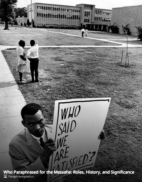 Who Paraphrased for the Messahe: Roles, History, and Significance