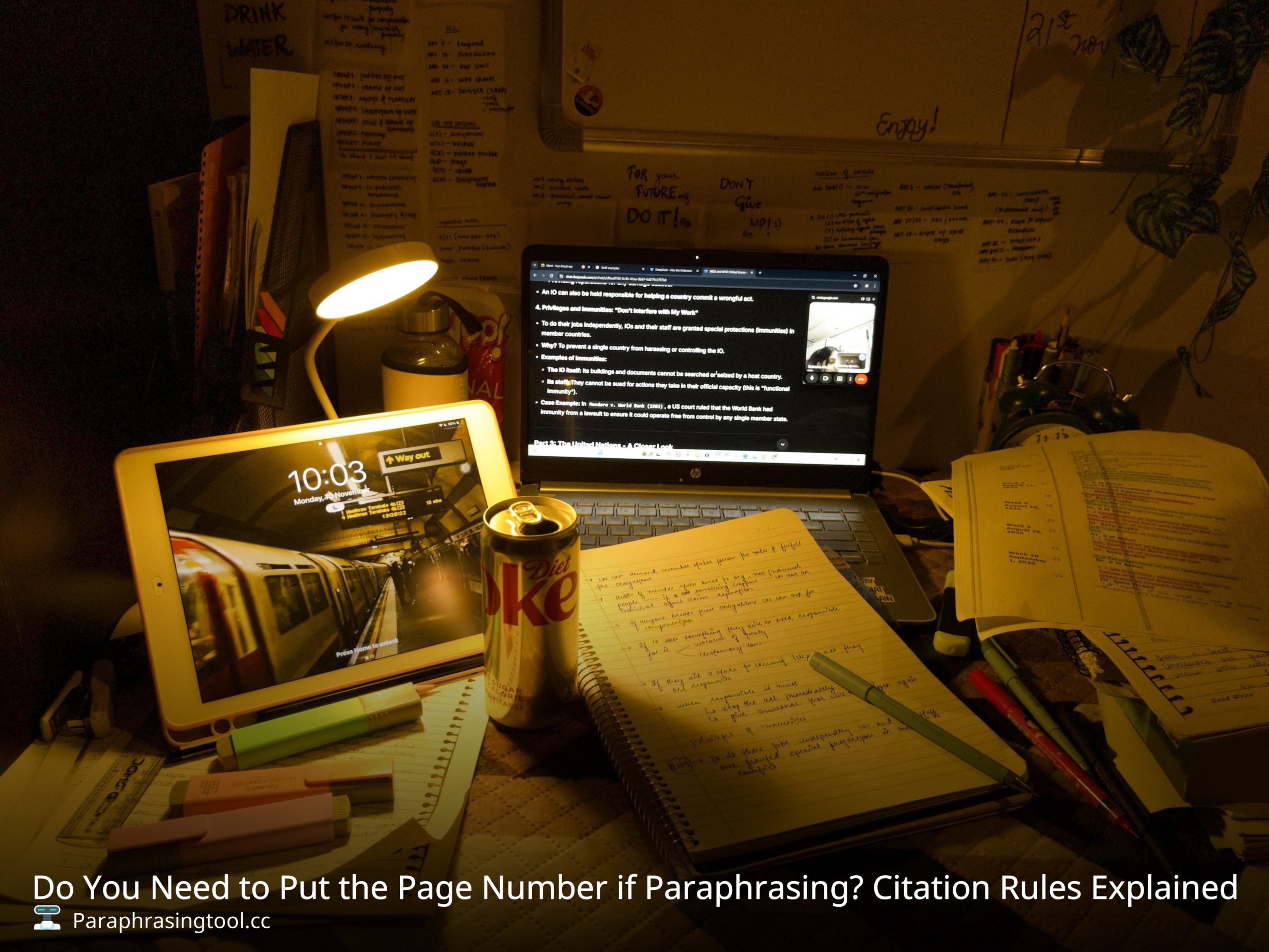 Do You Need to Put the Page Number if Paraphrasing? Citation Rules Explained