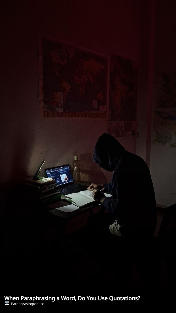 When Paraphrasing a Word, Do You Use Quotations?