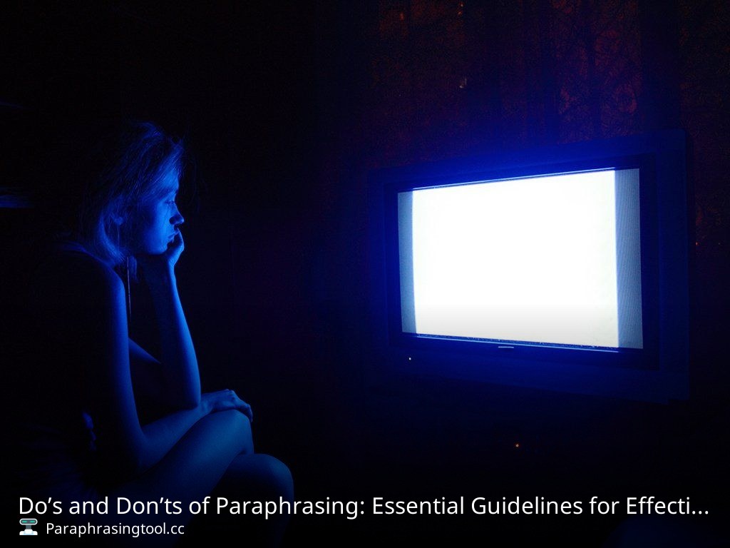 Do’s and Don’ts of Paraphrasing: Essential Guidelines for Effective Writing