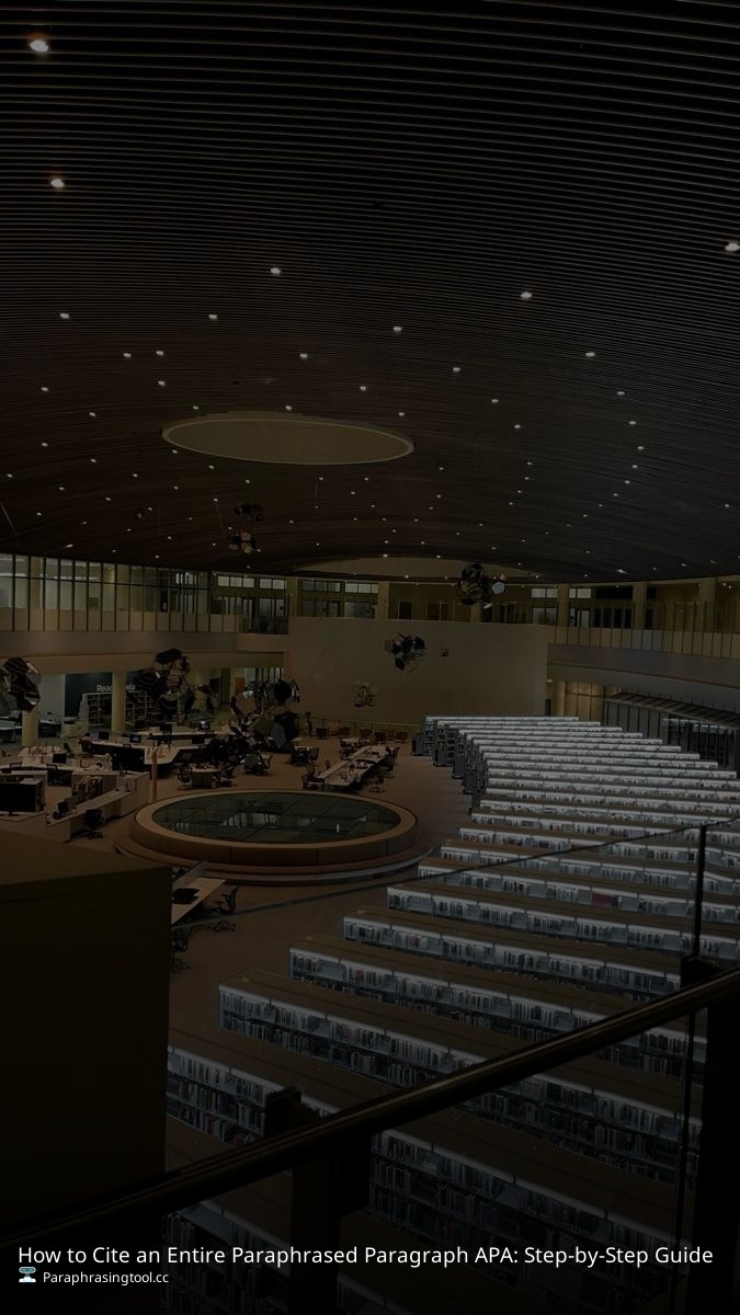 How to Cite an Entire Paraphrased Paragraph APA: Step-by-Step Guide