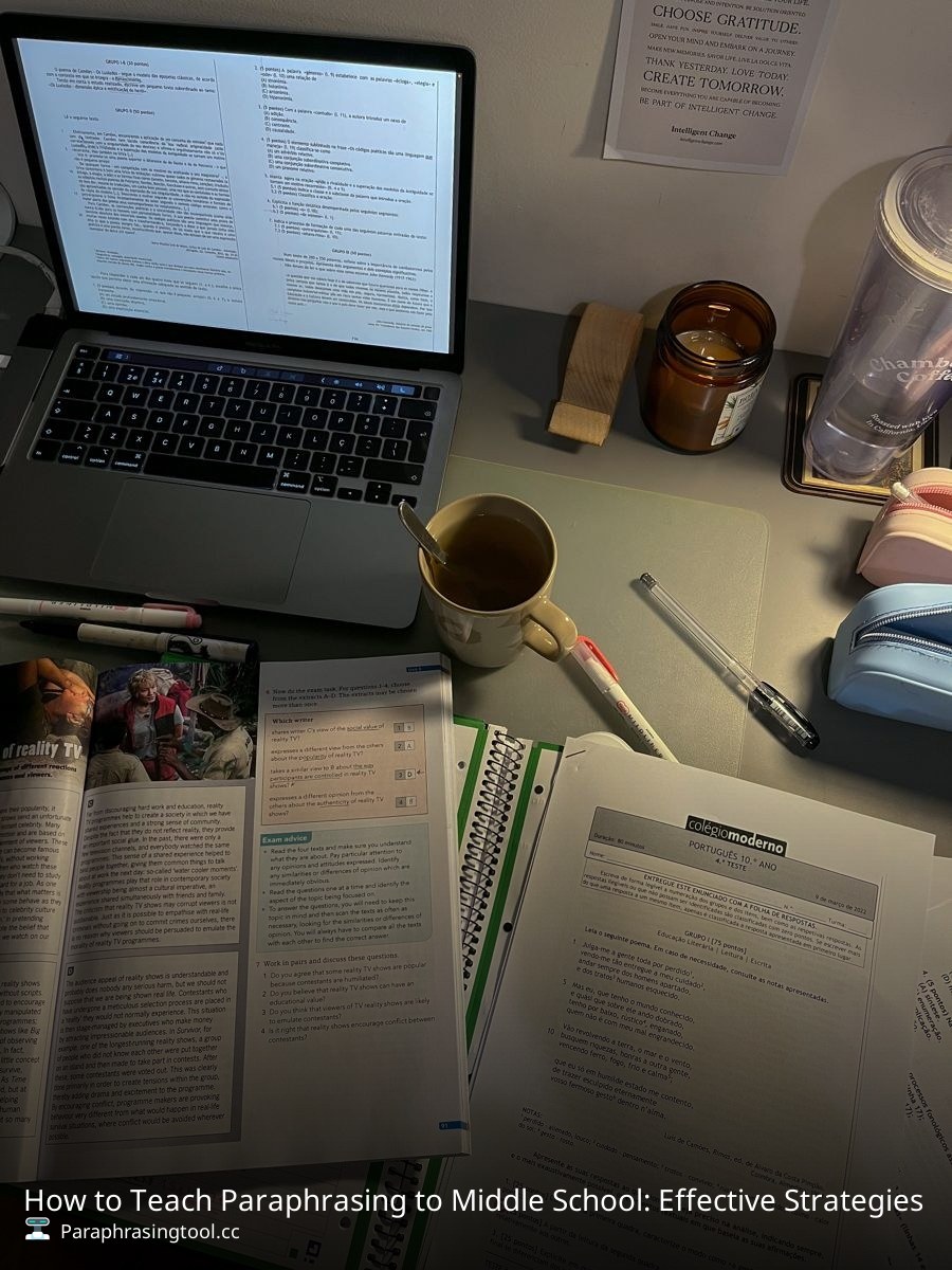 How to Teach Paraphrasing to Middle School: Effective Strategies