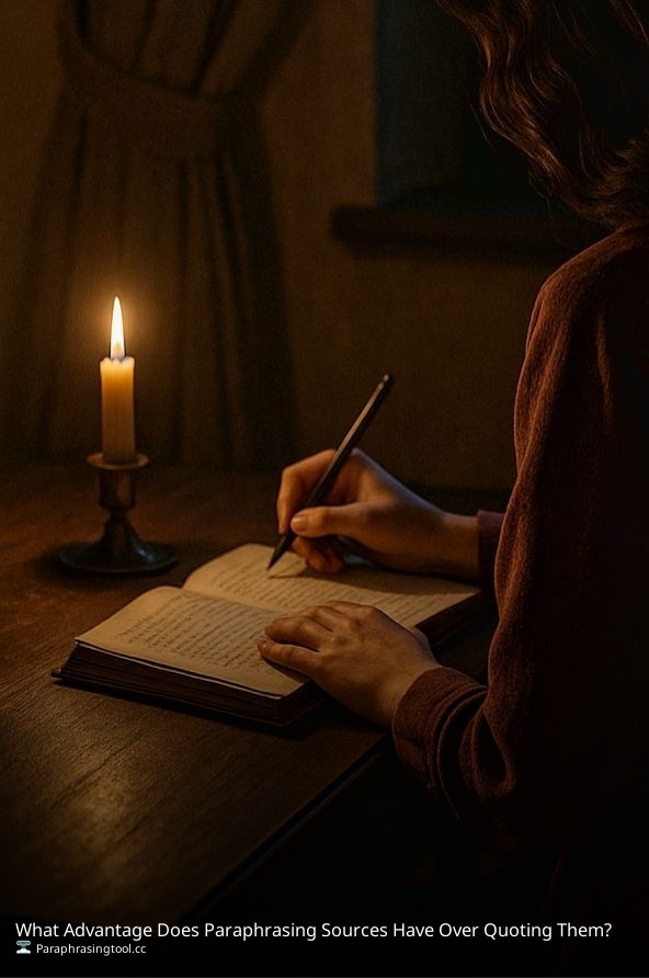 What Advantage Does Paraphrasing Sources Have Over Quoting Them?