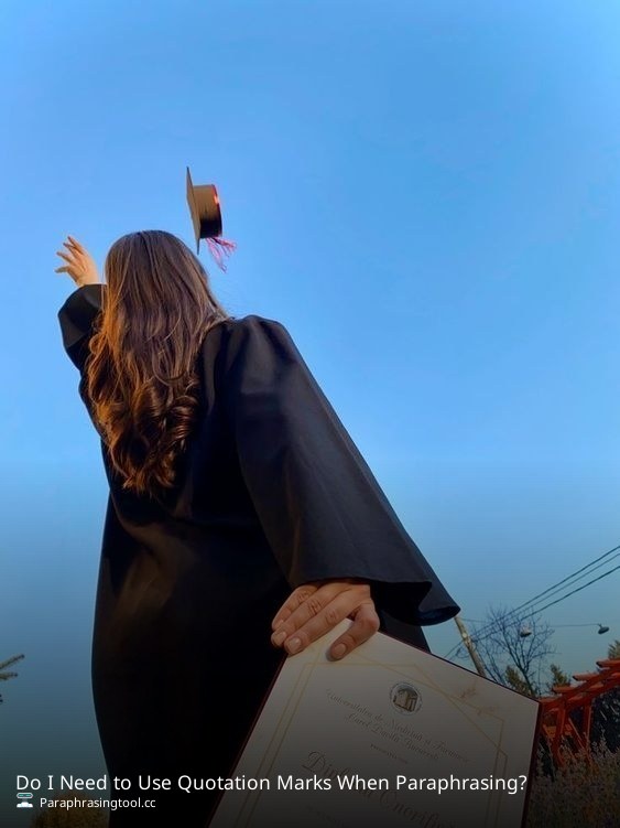 Do I Need to Use Quotation Marks When Paraphrasing?