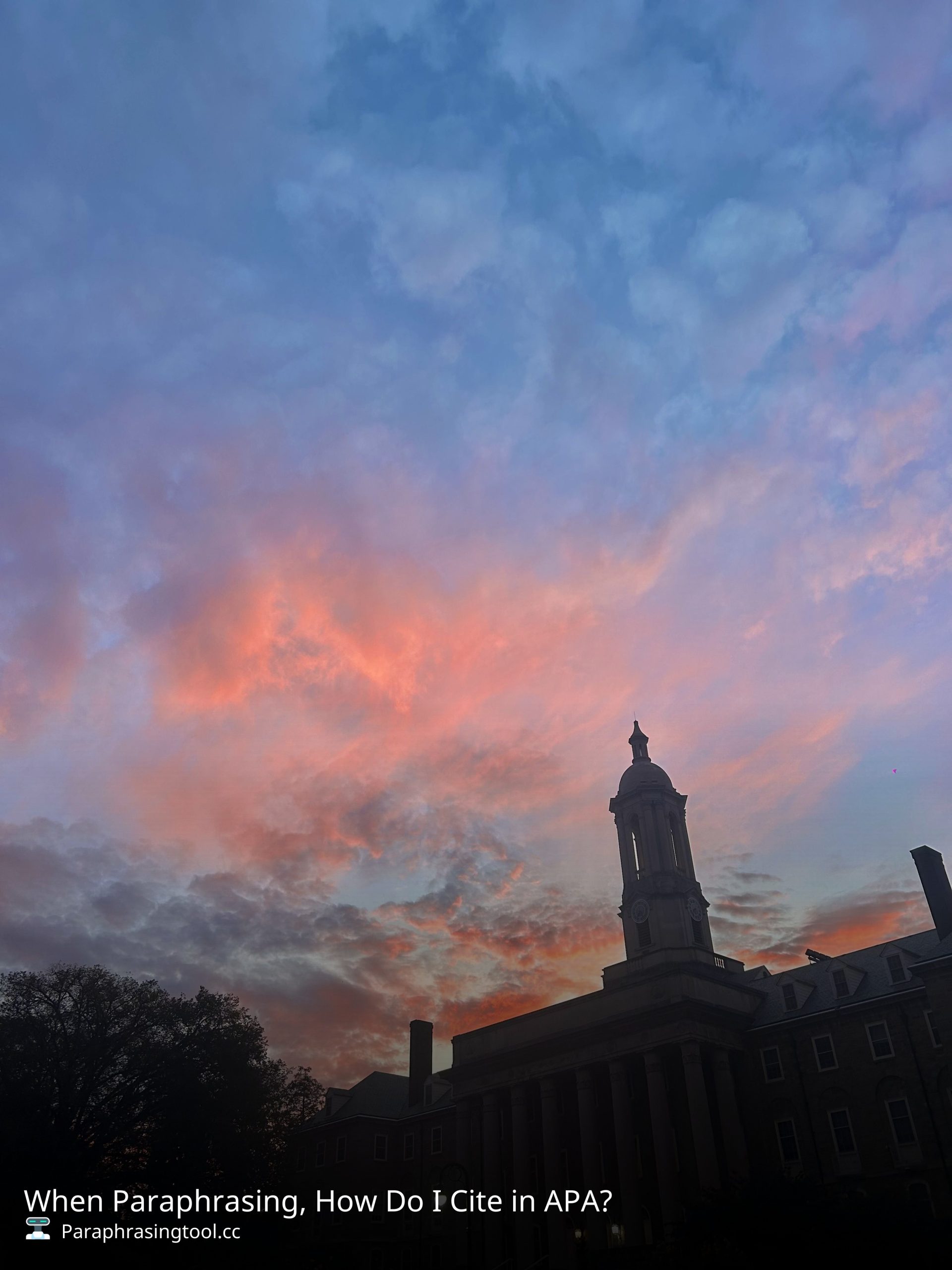 When Paraphrasing, How Do I Cite in APA?
