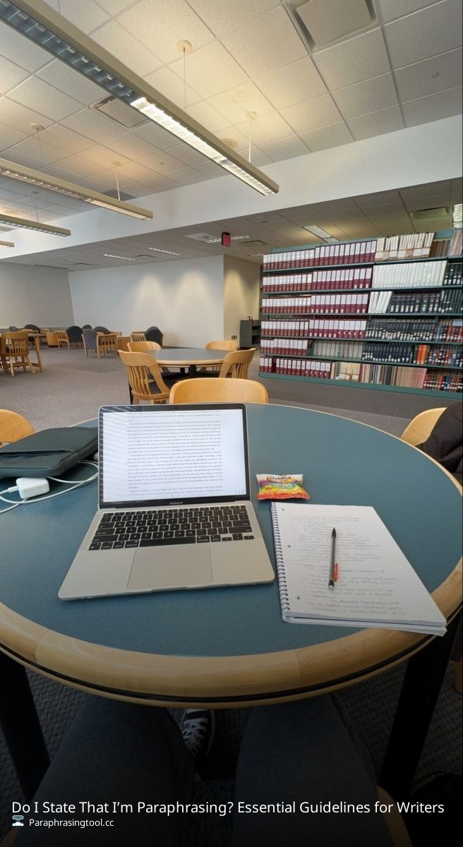 Do I State That I’m Paraphrasing? Essential Guidelines for Writers