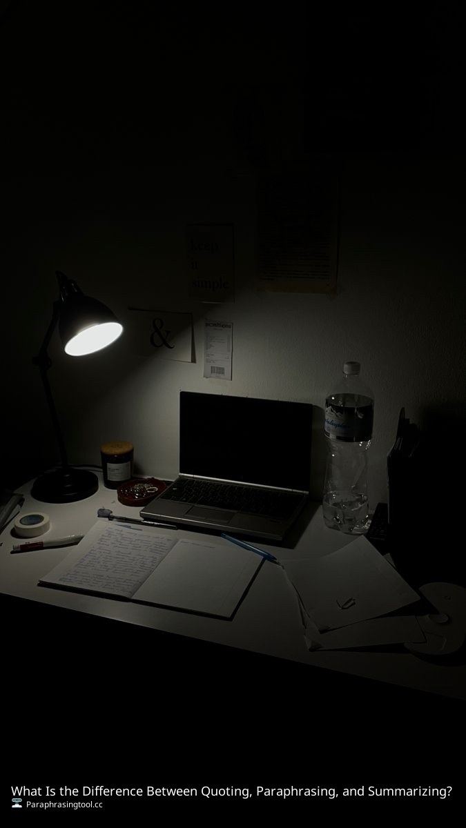 What Is the Difference Between Quoting, Paraphrasing, and Summarizing?