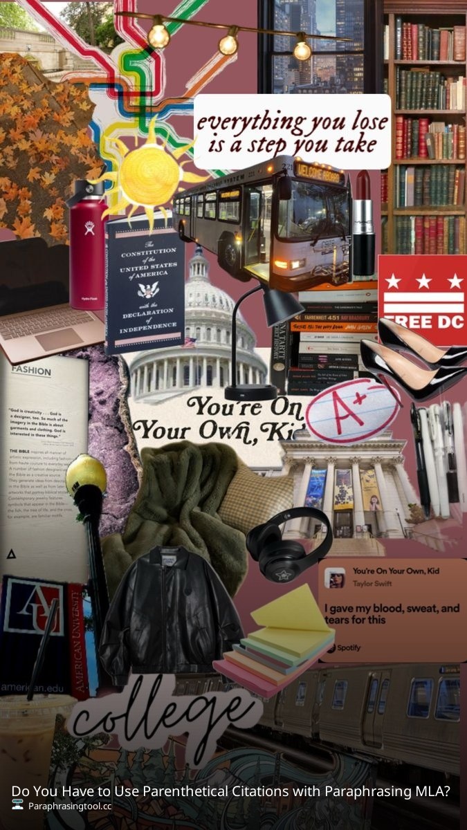 Do You Have to Use Parenthetical Citations with Paraphrasing MLA?